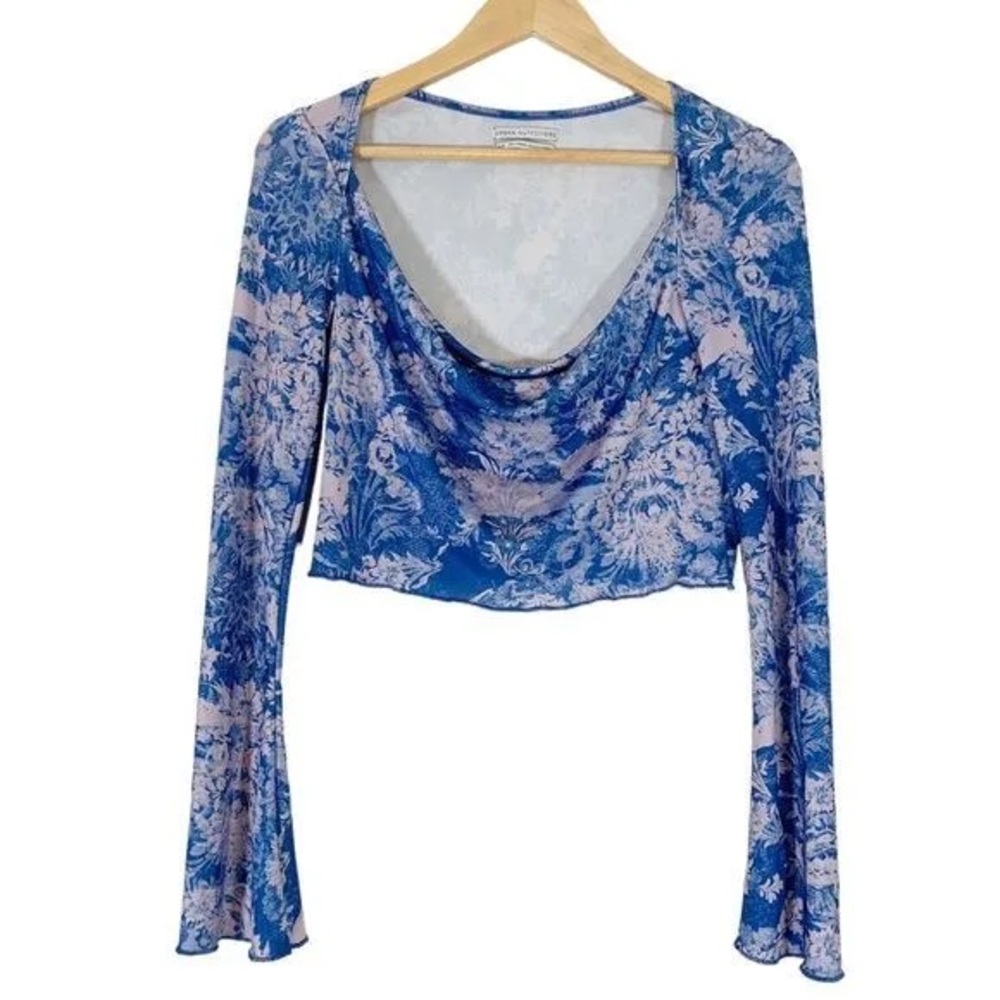 Urban Outfitters Cowl Neck Floral Top